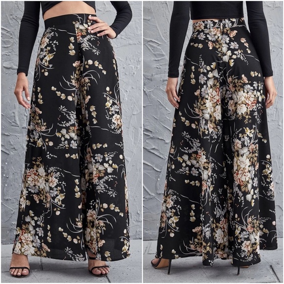 Boho Plus Wide Leg Palazzo Pants - Picture 7 of 10